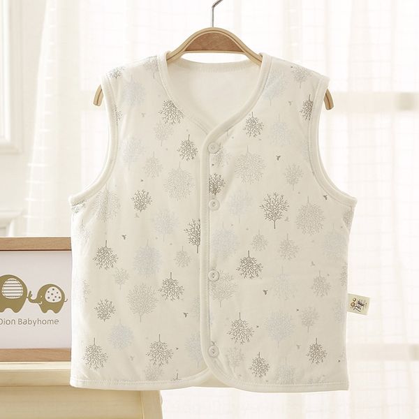 

autumn thin children's warm baby cotton 0-2 years old male warm vest and female baby down cotton vest, Camo
