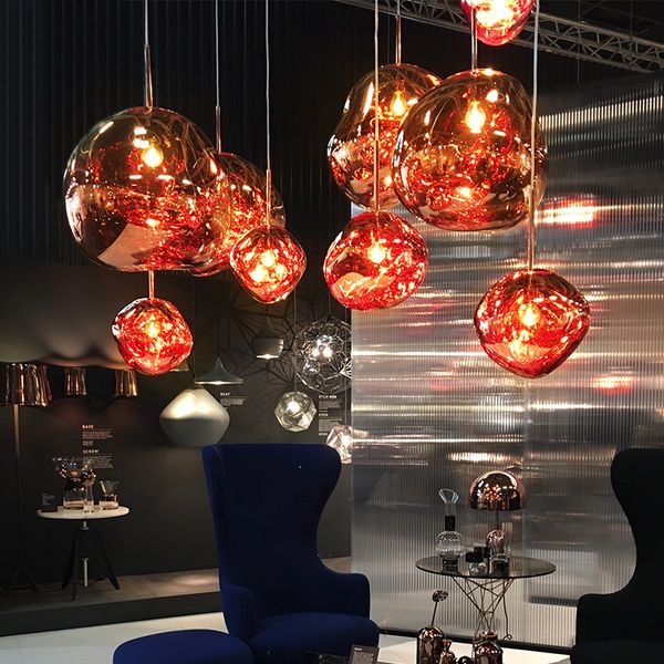 

Je modern led pendant light gla pendant lamp ball lava irregular hanging lamp living room bedroom lamp re taurant home lighting