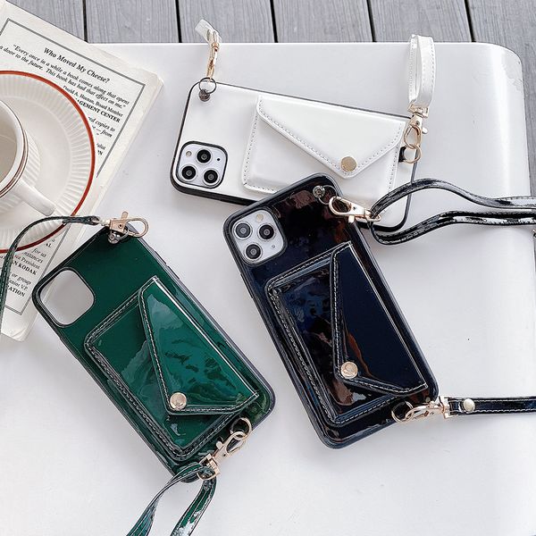 

6s slot phone 6 leather iphone plus pro card xr back solid 7 gift case max 11 x for max color xs cover coque lanyard 8 xxvaf