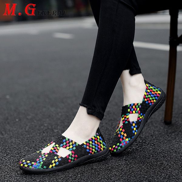 

walking women sport sneaker woven women's sports shoes platform wedge womens running shoes large sizes ultralight woman shoe v11