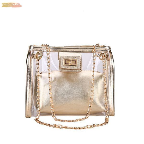 

fashion women transparent handbag single shoulder crossbody bag multi purpose bag small mini messenger laser bag
