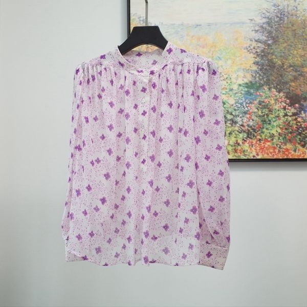 

женщины рубашка нового способа цветов с длинными рукавами хлопок рубашки, White