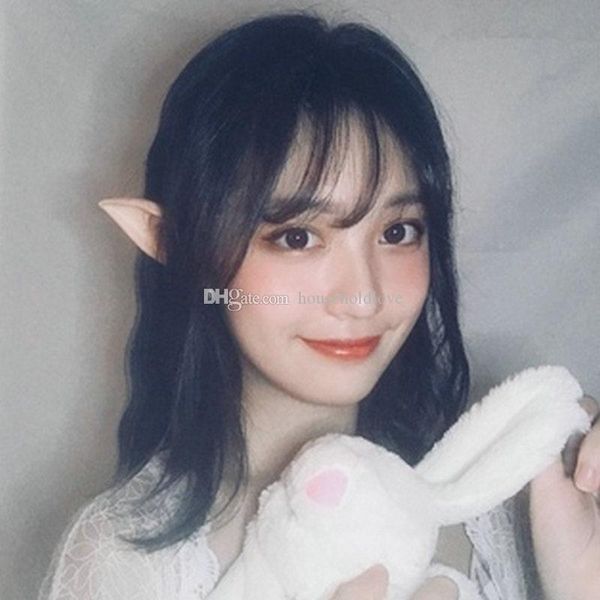 

halloween forest elf ear princess queen decoration makeup party pointed ear cos secondary element props lolita party supplies