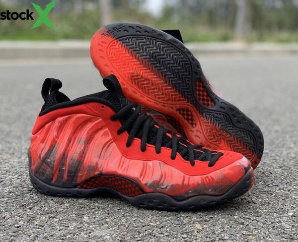 

new fashion penny hardaway challenge red black man designer basketball shoes comfort one foam fashion sneakers with real carbon fiber