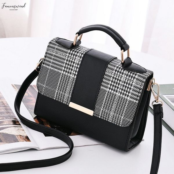 

handle tote messenger bags summer women fashion pu shoulder leather bolsa feminina small flap crossbody handbags