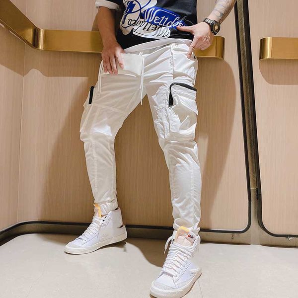 

men's pants qa0212 fashion 2021 runway european design party style clothing, Black