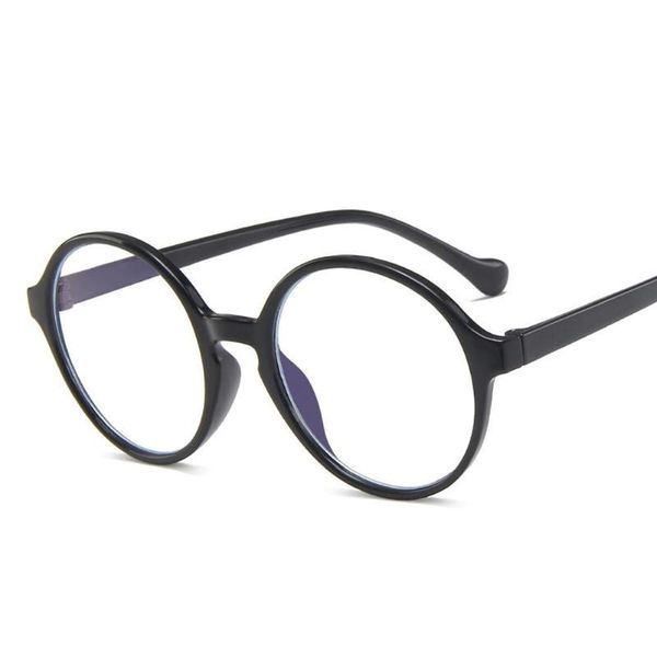 

missky men women clear lens glasses anti blue-ray round full frame eye protection goggle eyeglasses, White;black