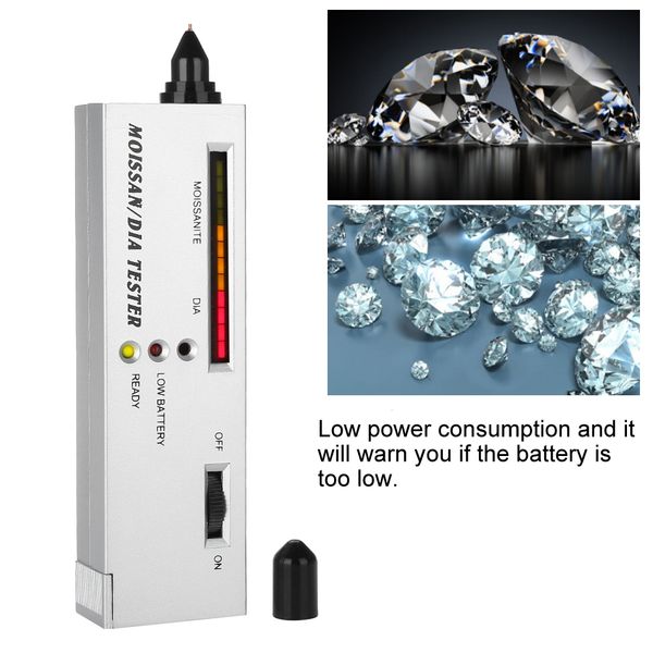 

professional moissan led indicator diamonds tester moissanites detector pen gemstone authentication selector jewelry testing pick up tool