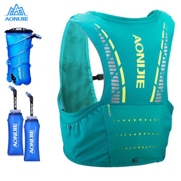 

aonijie 5l hydration pack backpack rucksack bag vest harness water bladder hiking camping running marathon race climbing c933