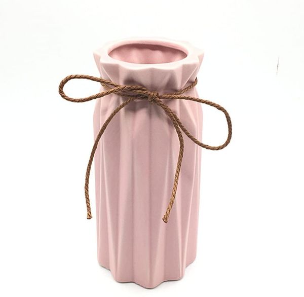 

pink ceramic vase - elegant origami art design- ideal gift for friends and family, wedding, deskcenter vase, a perfect home decor vase