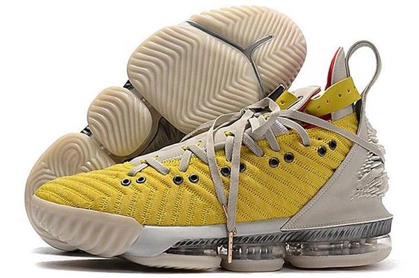 

xshfbcl 16 hfr bright citron summit white mens kids basketball shoes james 16s hfr lion head detachable leather bracelet designer trainer, Black