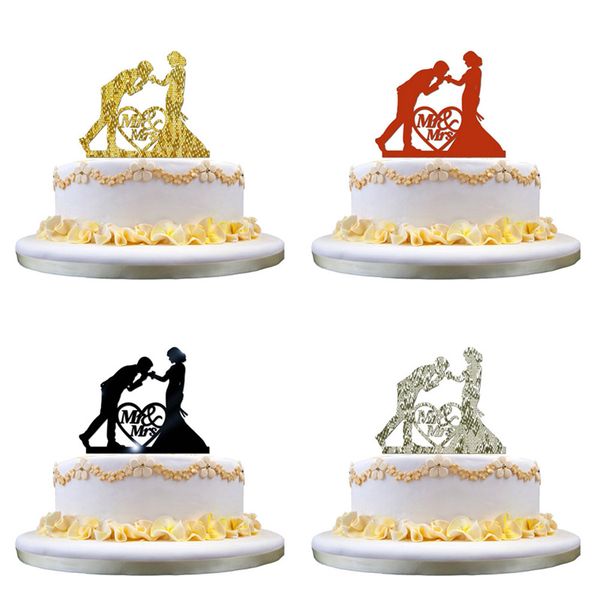 2019 Wedding Cake Topper Bride Groom Mr Mrs Diy Wedding Decor