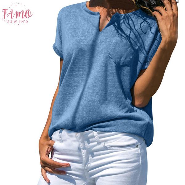 

womens and blouses summer streetwear solid v neck woman blouse ladies women clothes 2020 korean fashion clothing, White