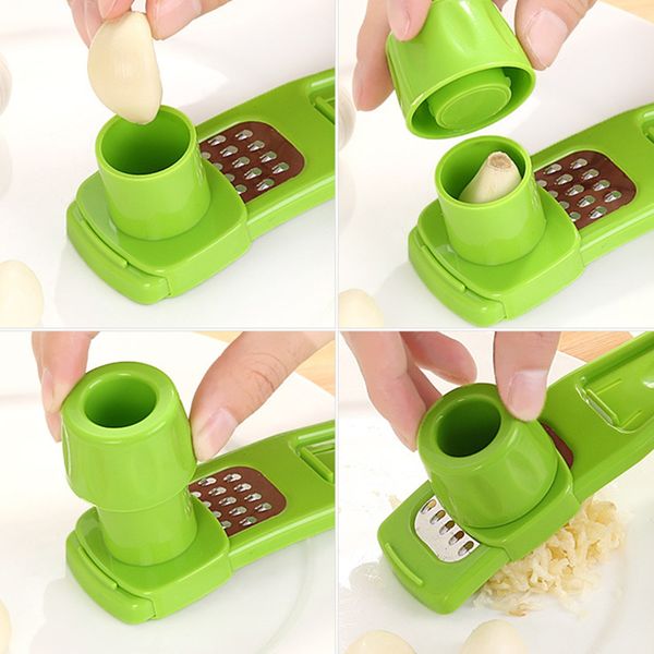

creative kitchen gadgets garlic press grinding ginger milling multifunctional vegetable slicers kitchen trending products 2018