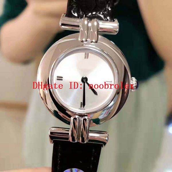 

new watches womens woman swiss quartz movement 18k fades liber platinum case designer never watch crystal sapphire leather black strap rthj, Slivery;brown