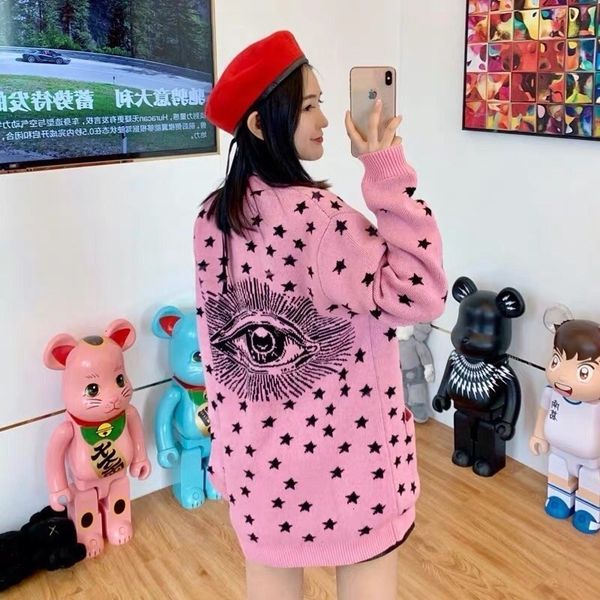 

boho women long sleeve cardigan outwear knitted jacket coat women long sweaters autumn and winter printing women clothes ing, White