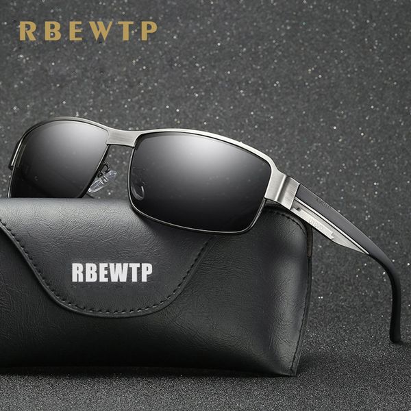

rbewtp retro vintage men's sunglasses polarized driving square frame sun glasses oculos male eyewear accessories for men/women, White;black