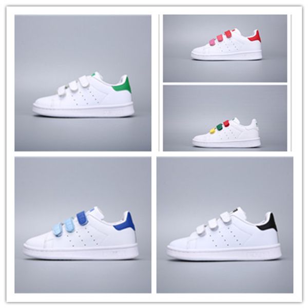 

новый смит дети родитель-ребенок повседневная обувь для детской моды стэн кроссовки белый мульти работает открытый тренер обуви 24-35