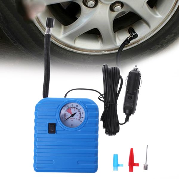 

12v portable tire inflator pump car air compressor pump auto high pressure