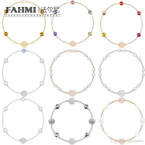 

fahmi swa remix collection invisible magnetic buckle bracelet to match with bracelet pendant rose gold senior women products, Golden;silver