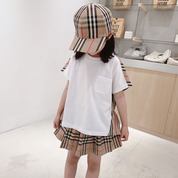 

girls clothes summer clothing set for cute little girls short sleeve t-shirt and skirt clothing set for baby girl kids clothes