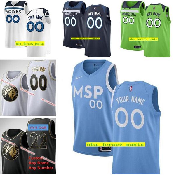 

custom men jersey minnesota timberwolves 32 karl anthony towns 0 russell 21 garnett any name and number swingman jersey, Black;red