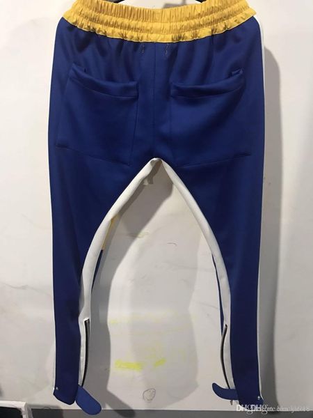 

брюки бегуны спортивные брюки мужчины карандаш брюки полная длина тощий ацетат ткань эластичный пояс молния повседневная мода активный летни, Black