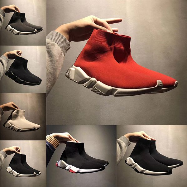 

36 45 paris luxury shoe running sneakers speed trainer sock race runners black men and women sports shoes outdoor