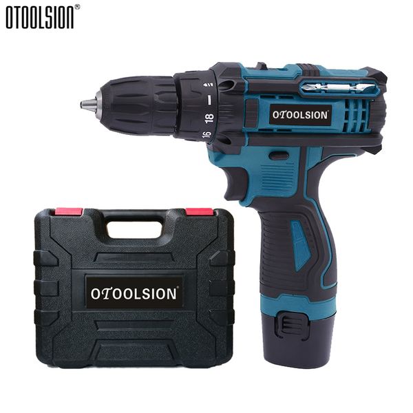 

35n.m 18+1 torque electric drill 12v wireless screwdriver electric tools mini cordless screwdriver drill + bits