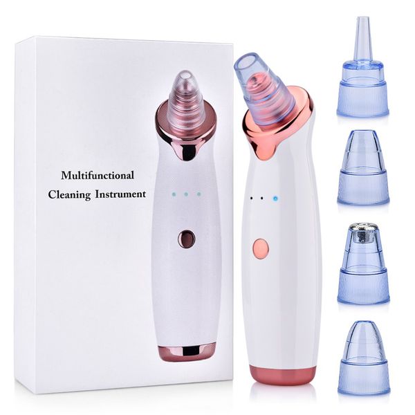 Tag da pele removedor de cabeça preta Remover Vacuum face Pore Cleanser Preto Dot Acne Pimple Petróleo Extractor Mulheres Pele Facial Ferramentas Cuidados