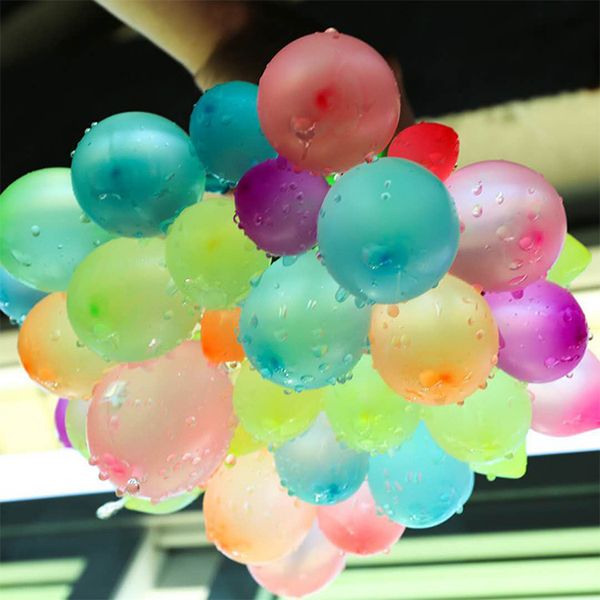 

Latex Water Balloon Balls Water Bomb Pump Rapid Injection Summer Beach Games Water Sprinking Ballons quick fill