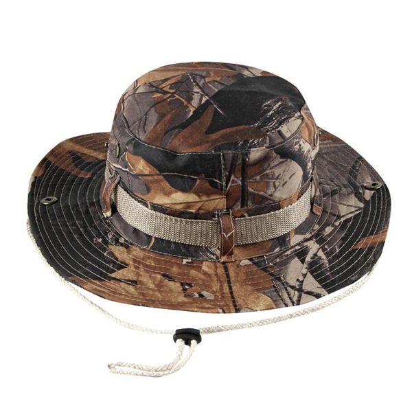 

outdoor sport hats fashion casual leisure summer bucket hat windproof hats hiking tourism camouflage hat women men l0211