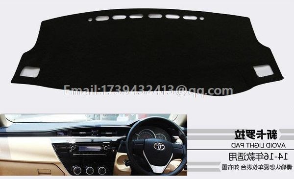 

for corolla altis 2013 2014 2015 2016 e170 dashmats car-styling accessories dashboard cover rhd