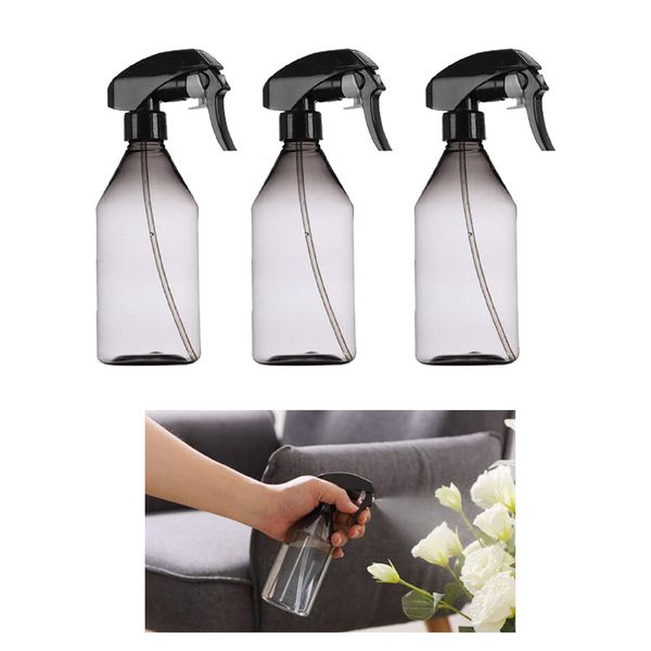 

3x 300ml empty plant trigger mister water spray bottle for flowers plants