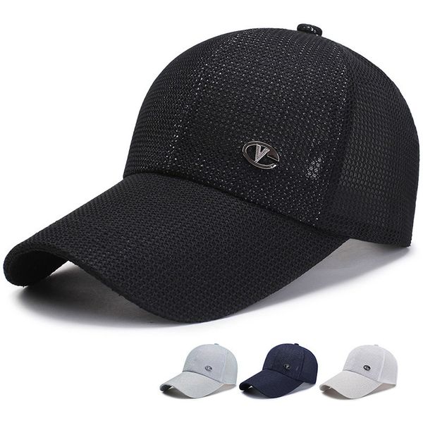 

лето дизайнер мужской бейсбол сетка воздухопроницаемой сеткой детский досуг all-матч путешествия крышка тренд, Blue;gray