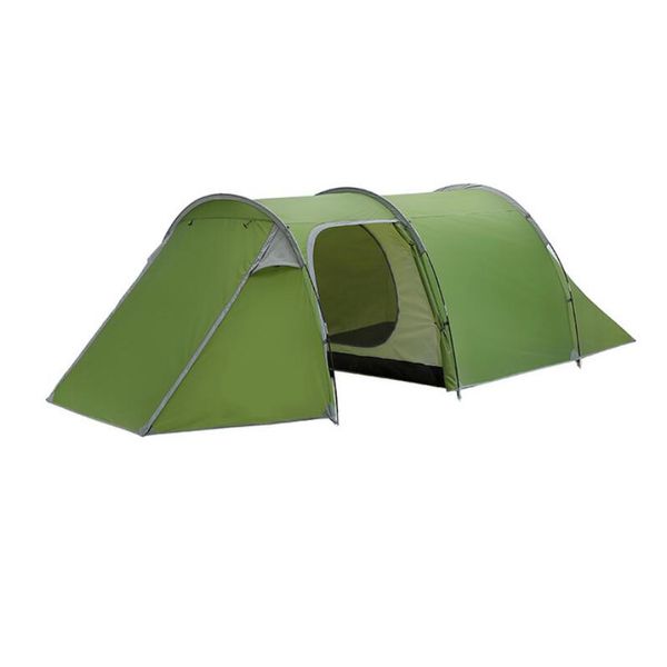 

ultralight camping tent waterproof 3-4 person double layer tunnel tent outdoor hiking climbing large space beach tents