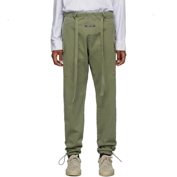 

19ss fear of god fog leisure trousers overalls drawstring pants sweatpants street casual loose hip hop trousers sport fashion hfhlkz020, Black