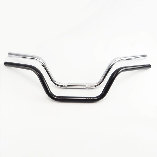 

22mm handlebars drag bars for motorcycle dirt pit bike silver black durable and corrosion resistant designed for cg125