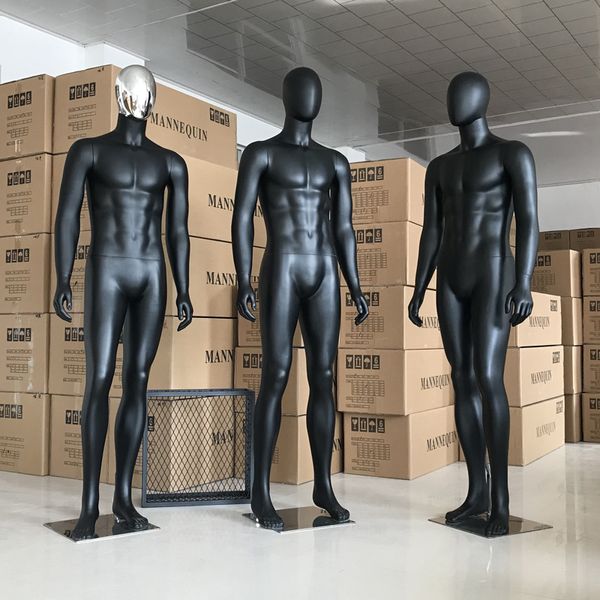 Yeni Özelleştirilmiş Matt Siyah Manken Aptal Siyah Modeli Sıcak Satış