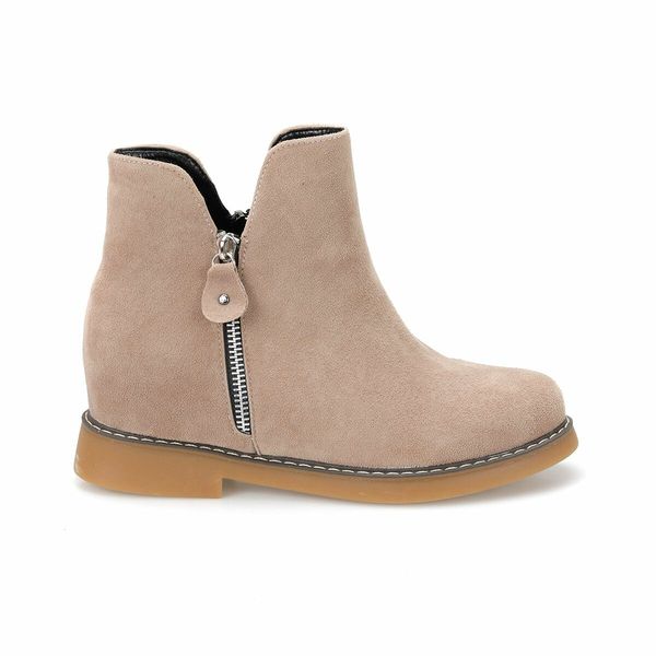 

flo cansoy11z sheepskin mink women 's boots butigo, Black