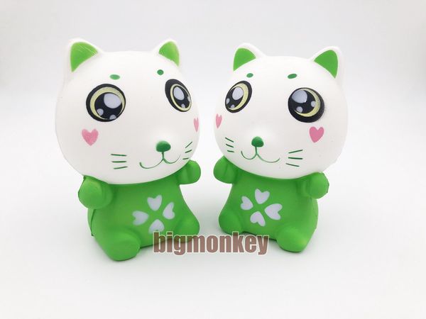 Acheter 115cm Pu Kawaii Grands Yeux Chat Dessin Animé Japon Chat Chat En Hausse Lente Charme Squishy Jouets De Décompression De 3879 Du