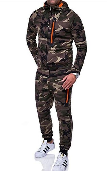 

designer men tracksuits hoodies + pants sportswear 2pcs sets short sleeve running suits jackets jogging camouflage mens clothing, Gray
