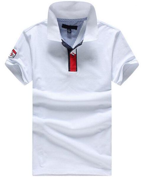 

tommy hilfiger американский дизайн мужская рубашка поло бренды повседневные твердые рубашки поло брендовая одежда с коротким рукавом поло ле, White;black