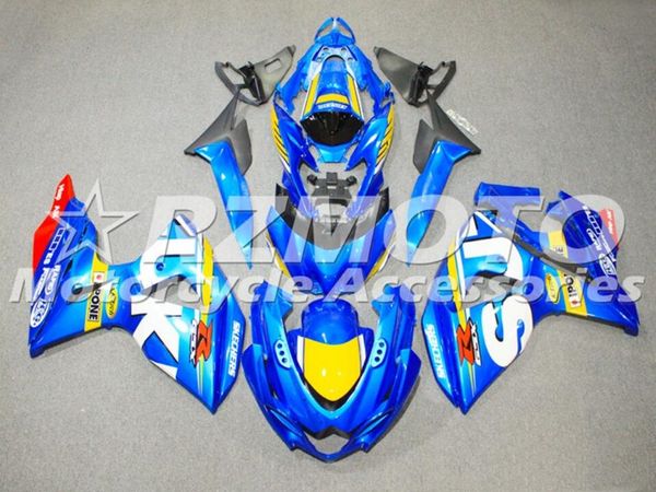 

injection mold abs full fairings kits fit for suzuki gsxr1000 k9 l2 2009-2016 bodywork set custom blue