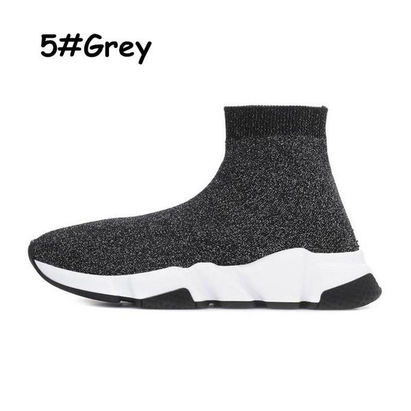 

2020 designer shoes speed trainer platform casual of socks red bule white flat fashion mens womens sports sneakers fashion size 36-45 c01, Black
