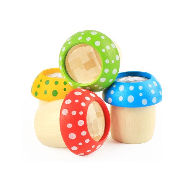 

детские деревянные игрушки радуга цвет magicalal мини калейдоскоп би глаз эффект полигон призма детская игрушка подарки образовательные игру