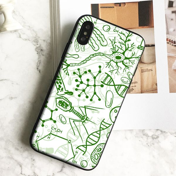 

fundas luxury biology pattern phone case for iphone 11 pro xs max xr 8 7 6s plus 5 se case soft black tpu silicone cover.
