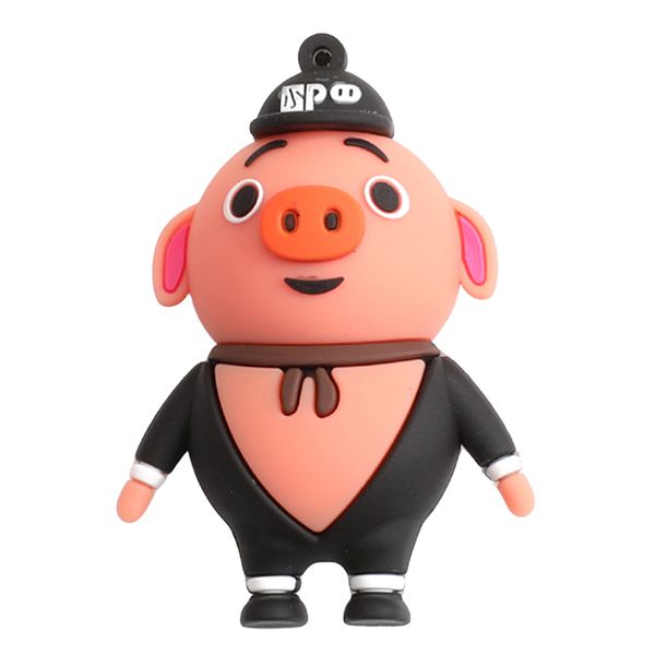 

high speed memory usb 2.0 hard disk in form of cartoon for notebook pc