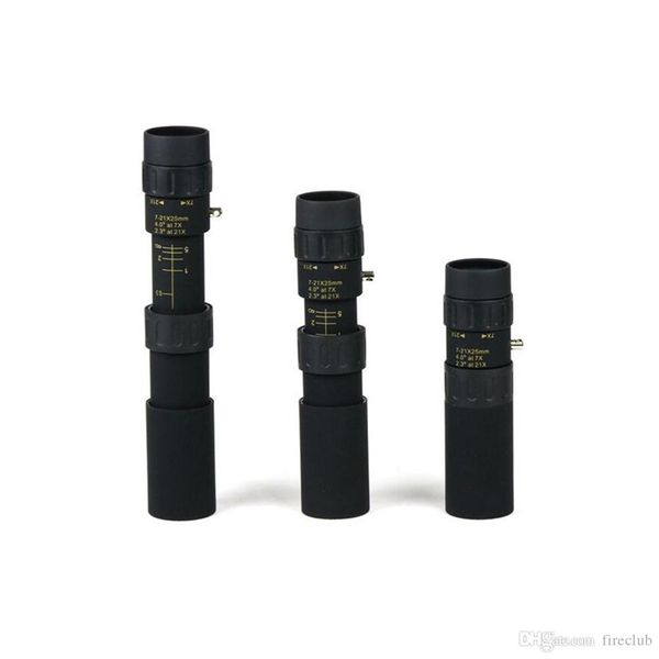 

fireclub 10-30x25 hd portable retractable monocular telescope pocket hunting optical prism scope monocular