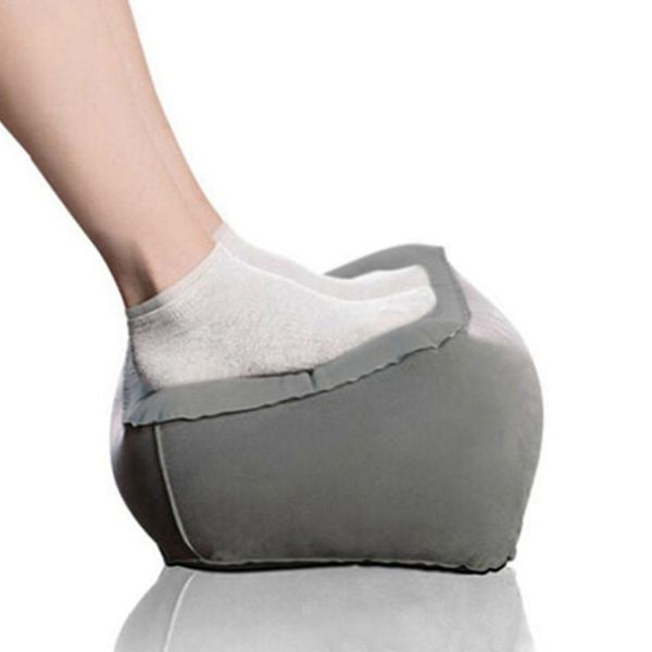 

inflatable foot pillow home 2 color plane reduce dvt risk car relaxing feet tool portable comfortable office flights train